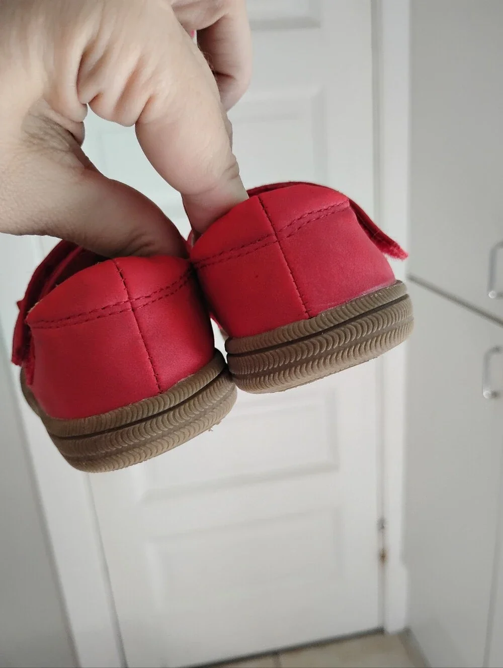 Ladybug Red Baby Bow Mary Jane's